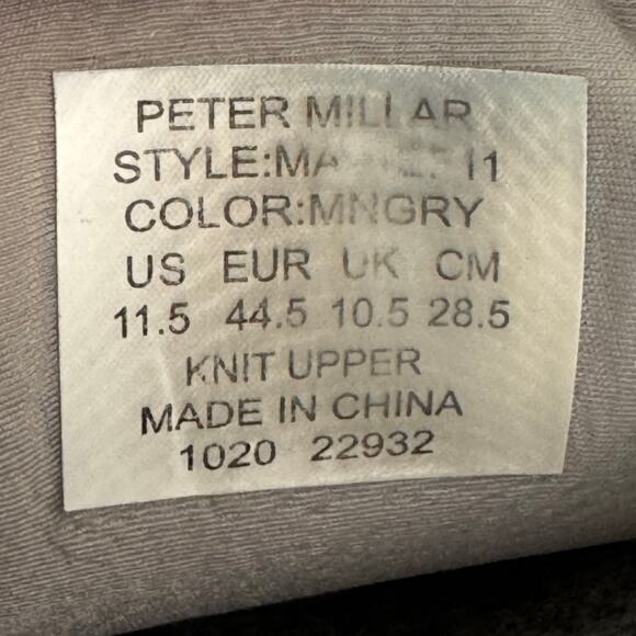 Peter Millar Shoes Men 11.5 Hyperlight Apollo Sneakers Casual Knit MA21EF11 READ - Picture 15 of 15